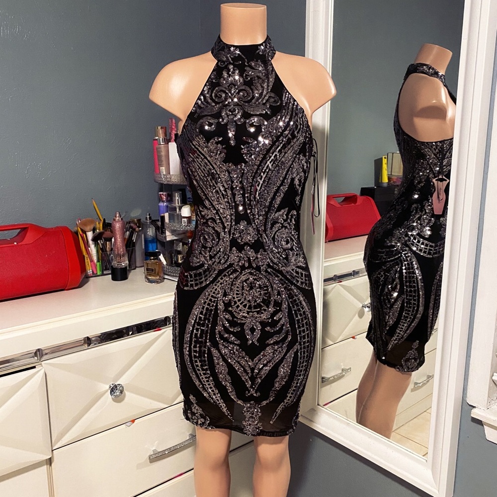 Sequin Mini Dress